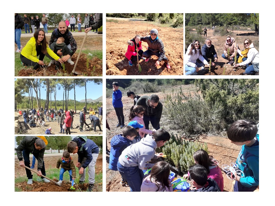 Cefusa celebra el Día Forestal Mundial con una plantación de árboles en familia