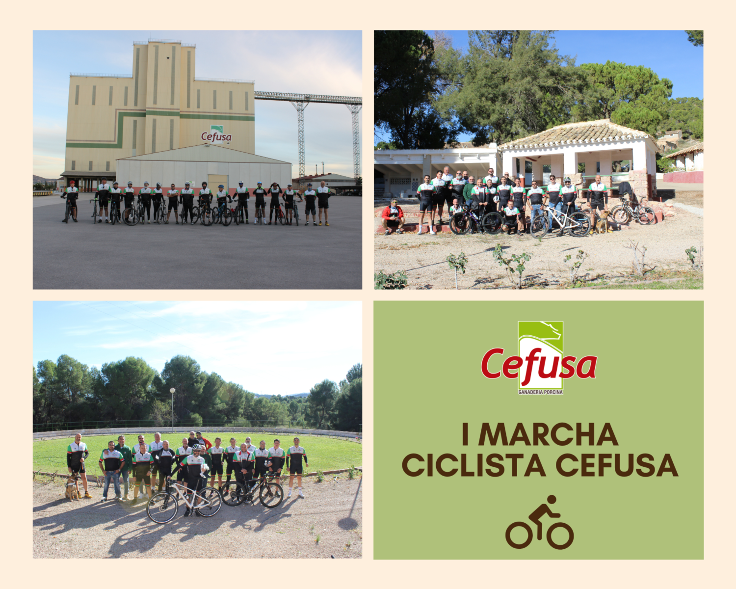 Cefusa celebra la ‘I Marcha Ciclista’